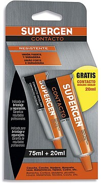 G-47295 : 47295 SUPERGEN CONTACTO 75ml + INCOLORO 20ml PR 62600