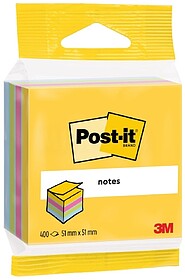 POST-IT Cubo notas adesivas 400h Yellow ultra 51x51mm FT5102...