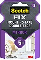 Fita Dupla Face Scotch-Fix para Espelhos - 19mm x 1,5m - Cor Branca SC7100261530