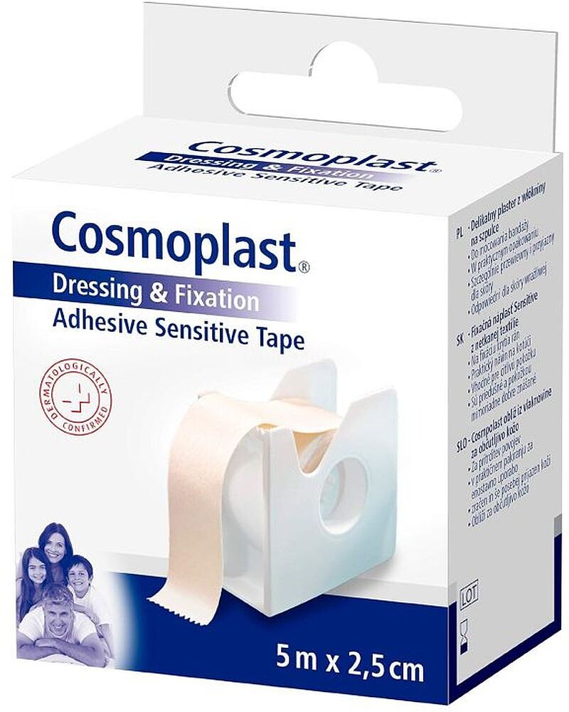 Esparadrapo COSMOPLAST Papel Sensitive 2,5 cm x 5 m G-99922