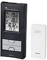 Hama Ews-165 Estação Meteorológica - Relógio - Previsão Meteorológica - Sensor Exterior - Radiofrequência - Termómetro - Higrómetro - 7.9x3x16.5cm - Cor Preto HA00186313