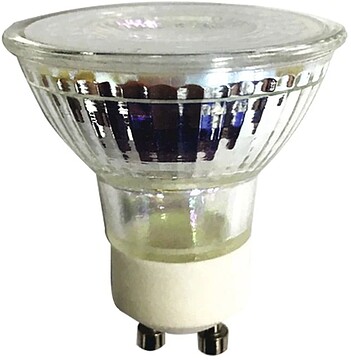 Lâmpada LED GU10 4,5W 350lm Refletora Vidro Luz do Dia Lâmpada LED GU10 4,5W 350lm Refletora Vidro Luz do Dia