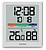 Hama Paros Medidor de Temperatura e Humidade para Interior - Ecrã Digital - Relógio - Precisão 1ºC - Indicador de Conforto - Permite Pendurar na Parede - 8.5x1.8x9.5cm - Cor Branca HA00185892 - imagem 1