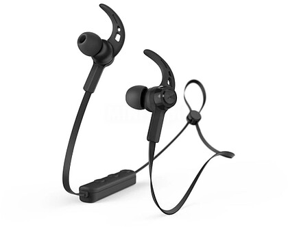 Hama Freedom Run III Auriculares Desportivos - Bluetooth - Alcance 10m - Assistente de Voz - Cor Preto HA00221777