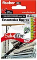 Kit de Fixação de Estantes Leves 502685 Solufix Fischer G-17656