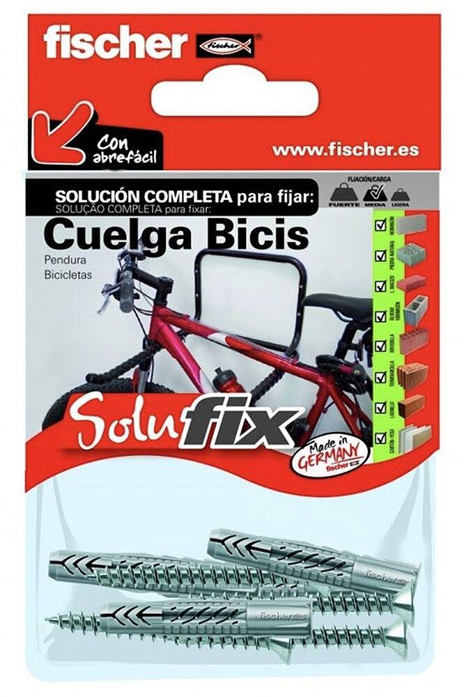 Kit de Fixação de Bicicletas 518779 Solufix Fischer G-17643