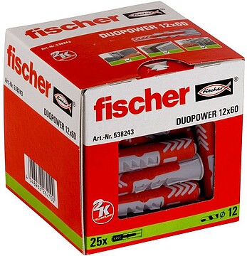 G-96326 : 96326 PACOTE 25 TACOS DUO POWER 12X60 538243 FISCHER