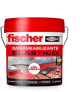 96261 IMPERMEABILIZANTE 4L Branco COM FIBRAS FISCHER