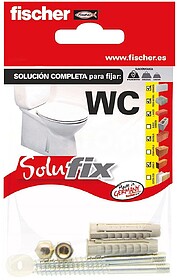 G-17647 : 17647 KIT FIXAÇÃO WC 5569819 SOLUFIX FISCHER