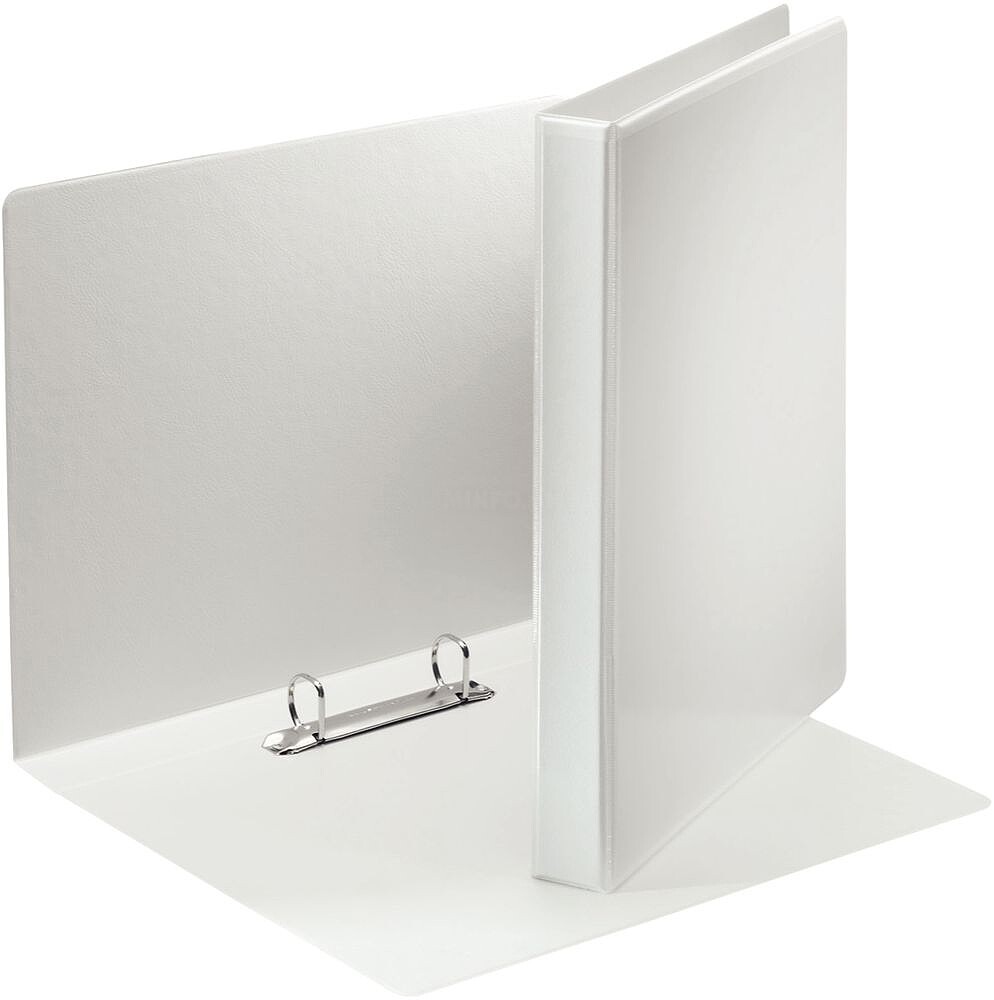 Esselte Pasta Canguru Gama Básica 40mm - Mecanismo 2 Anéis Mistos - Capacidade 380 Folhas A4 - Certificado FSC - Cor Branca 49739