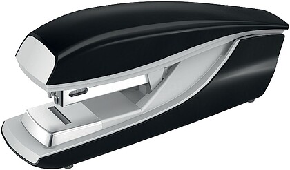 Petrus 236 Agrafador Metálico de Mesa - Grapa até 30 Folhas - Grampeamento Plano pode ser Prendido - Cor Preta 623379