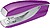 Grampeador Petrus 635 WOW Metálico + Caixa com 200 Grampas - Até 30 Folhas - Extrai-grampos Integrado - Grampeamento Fechado, Aberto e Prendido - Cor Violeta Metalizada - imagem 1