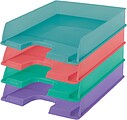 Esselte Colour’Breeze Bandejas Portadocumentos - Formato Vertical A4 - Espaço para Etiqueta Identificativa - Cores Sortidas 626276