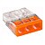 Conector Rápido 3 Condutores Rígidos, Ø Máximo 2,5 mm², Transparente/ Laranja G-63141 - imagem 1