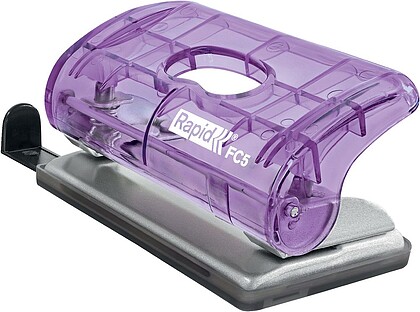 5001534 : Furador rapid mini fc5 colour breeze capacidade 10 folhas cor lavanda em blister Furador rapid mini fc5 colour breeze capacidade 10 folhas cor lavanda em blister