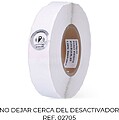 Pacote 2000 Etiquetas 2933 com Tamper Ø3,3cm Imagem de Ferroldura 10103110 Checkpoint G-02713