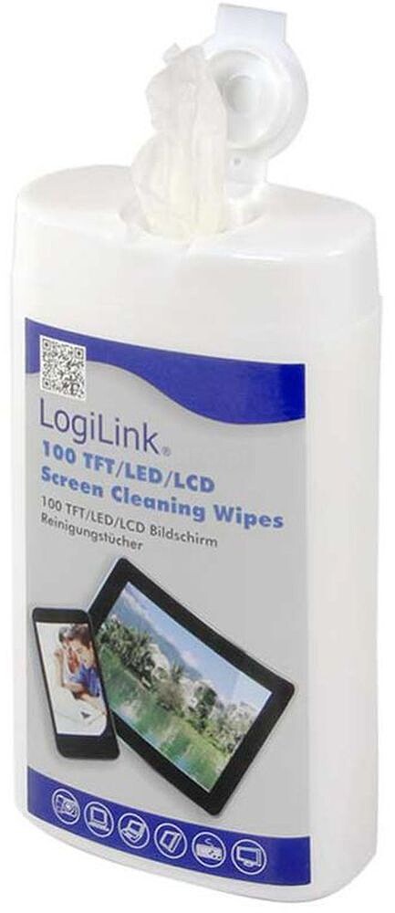 Lenços de Limpeza para Ecrãs TFT, LCD e Plasma (100 unid) 96535