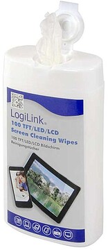 96535 Lenços de Limpeza para Ecrãs TFT, LCD e Plasma (100 unid)