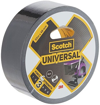 SC7100205298 Cinta Adhesiva Americana Scotch Universal - 48mm x 50m - Cor Preta 29044850B