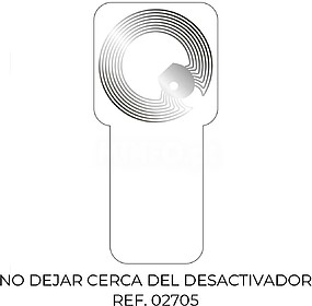 G-02714 : 02714 PACOTE 500 ETIQUETAS ANTI-ROUBO SUPER FLAG T...