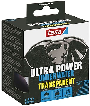 G-47029 : 47029 CINTA ULTRA POWER SUBMERSÍVEL TRANSPARENTE. 1,5 M X 50 MM