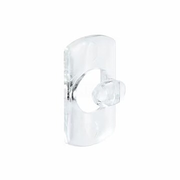 G-66916 66916 MINI GANCHO DECORATIVO, TRANSPARENTE, 20 uds + 24 TIRAS