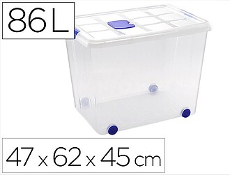 11251 : Caixa de armazenagem plasticforte 86 litros nº 8 tr...