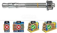 Caixa 50 Uni. Ancoragem Homologada CE Bap 8-75/10, Zincado Celo G-17432
