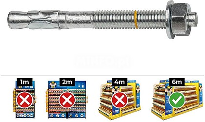 G-17435: 17435 CAIXA 25 UNI. ANCORAGEM HOMOLOGADA CE BAP 10-105/30 ZINCADO CELO