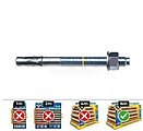 Caixa 25UN Ancoragem Homologada CE Bap 10-125/50 Zincado 17223