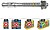 Caixa 20 Uni. Ancoragem Homologada CE Bap 12-110/10 Zincado Celo G-17436 - imagem 1