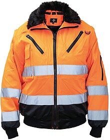 TXKXPJ Blusão de piloto 4 em 1 Oslo tam: XL cor: Hi Vis Ora...