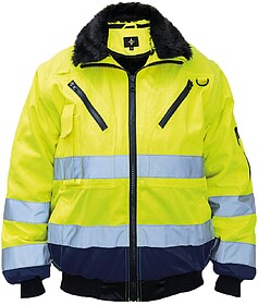 TXKXPJ Blusão de piloto 4 em 1 Oslo tam: L cor: Hi Vis Yell...