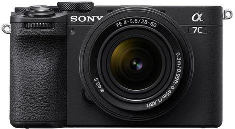 Câmara a7C II + FE 28-60mm F4-5.6 MILC 33 MP 4K (Preto) - SONY ILCE7CM2LB.CEC
