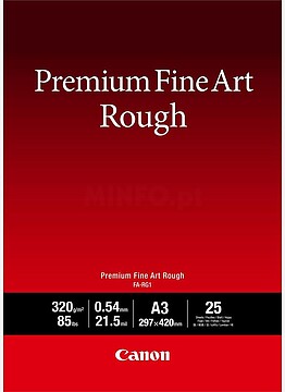 4562C003 : FA-RG1 A3 25 folhas - Premium FineArt Rough A3 25 folhas