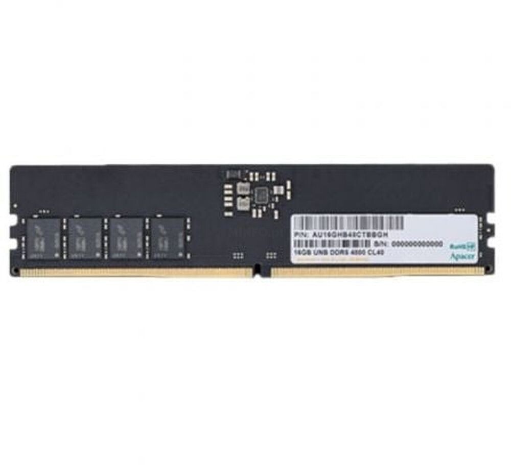 Memoria RAM Apacer AU16GHB56CVBBGH 16GB/ DDR5/ 5600MHz/ 1.1V/ CL46/ DIMM