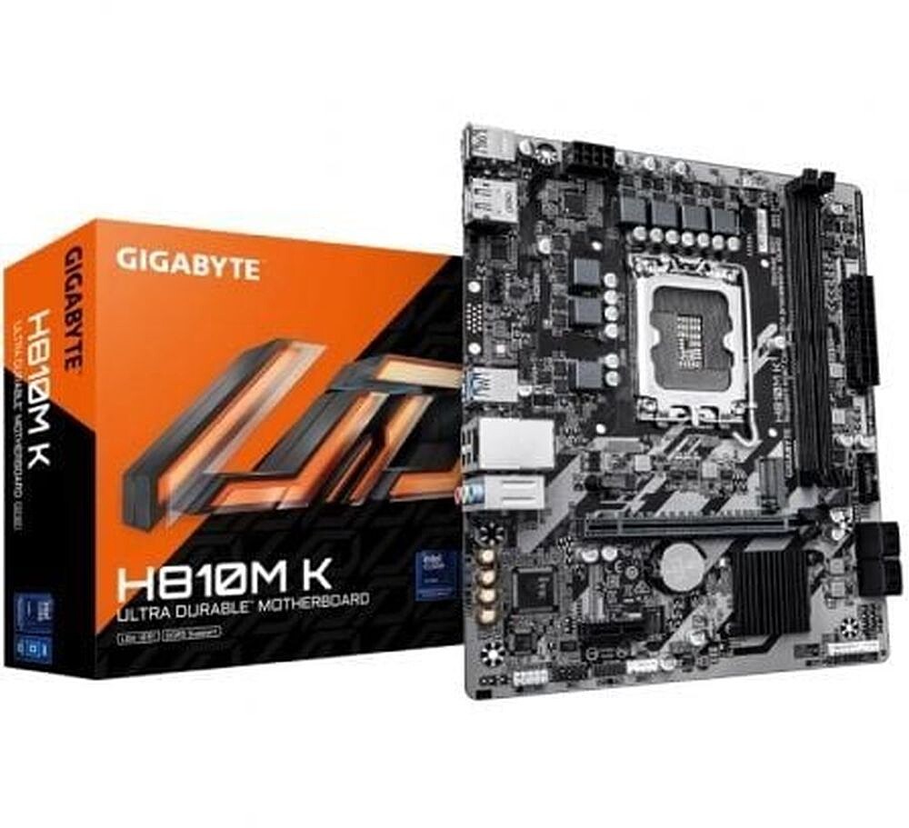 Placa Base Gigabyte H810M K Socket 1851/ DDR5/ PCIe 4.0/ Micro ATX 9MH810MK-00-G10