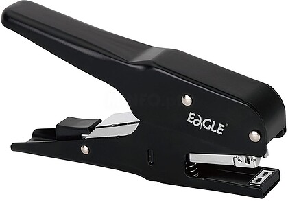 Agrafador Alicate 24/6 50 Folhas Metálico Eagle Preto TYST872