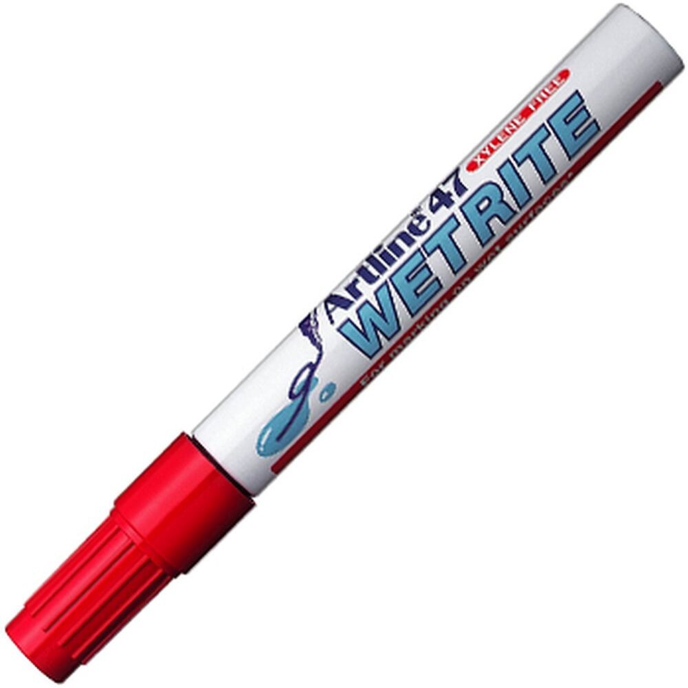 Marcador p/Superficies Molhadas Artline 47 Vermelho-1un ALT-130EK4746