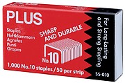 Agrafos plus nº10 20 tiras com 50 agrafos 30089