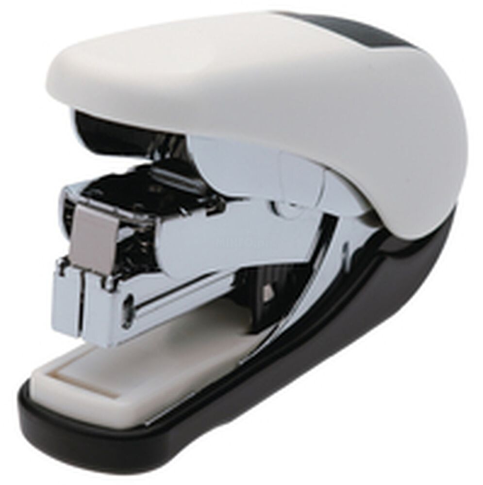 Mini agrafador plus 10-v flat clinch inclui 300 agrafos branco 30592