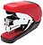 Mini agrafador plus 10-v flat clinch inclui 300 agrafos vermelho 30593 - imagem 1