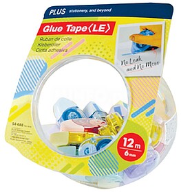Fita cola plus le frasco 30 un. 6mm x 12m 5 cores sortidas 5...