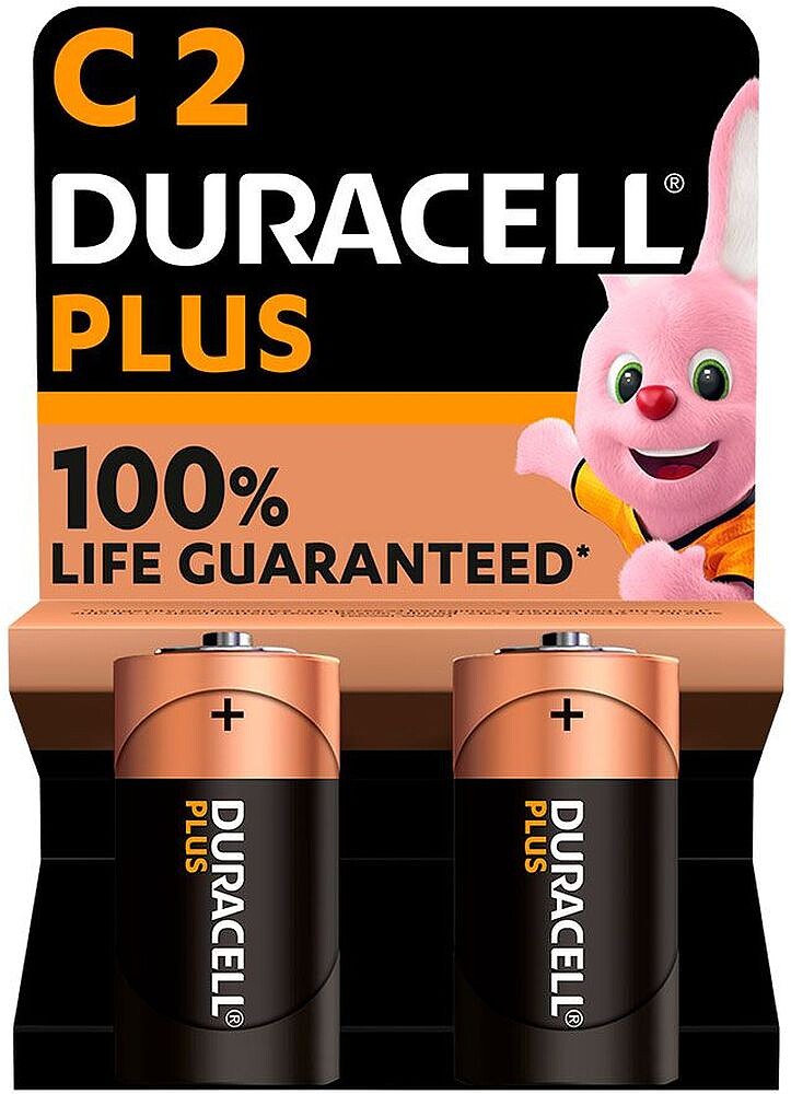 Pilha Duracell Plus LR14 C (Blister 2 Pilhas) 38002