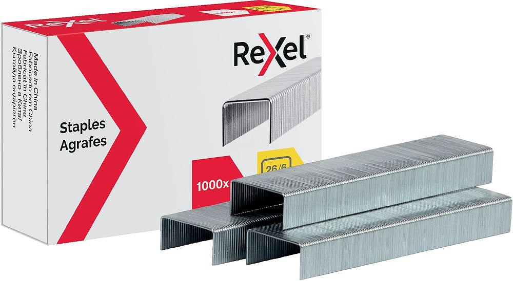 Caixa 1000 - Agrafos Rexel 26/6: Venda Múltiplos: 20uni 6131 ACCO6131