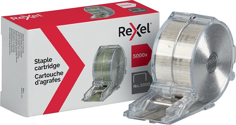 Cartucho Rexel Agrafes para Stella 30 - 5000 Unidades 6308