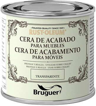G-25428 : 25428 CERA PARA MÓVEIS TRANSPARENTE RUST-OLEUM ACABAMENTO GIZADO 0,125L BRUGUER