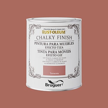 G-25826 : 25826 RUST-OLEUM TINTA CALCÁRIA MOVEL TERRACOTA 0,75L 5733893 BRUGUER