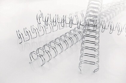 GBC Wirebind Pack de 100 Arame de Encadernação 6mm para Passo 3: 1 Redondo ou Quadrado - Formato A4 - Para 34 Furos - Encaderna até 55 Folhas - Cor Preta