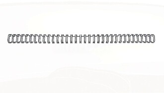 RG810810 : ESPIRAL GBC PRETA MODELO WIRE 3: 1 12,7 MM N.8 CO...
